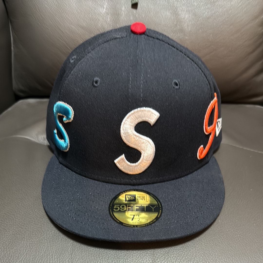 Supreme Multi S Logo New Era "Navy"