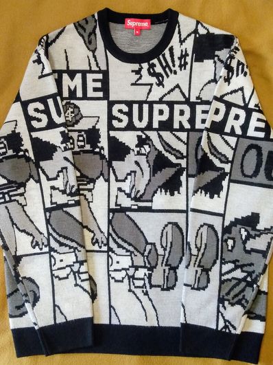 Supreme Cartoon Sweater "Black"