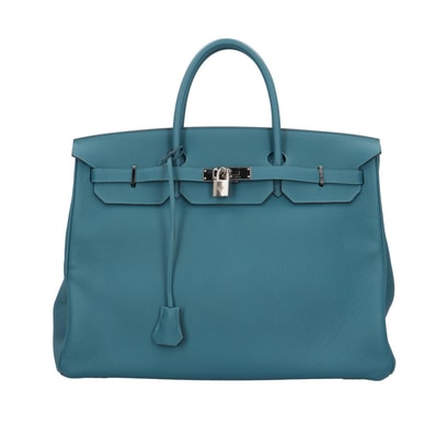 エルメス バーキン40 ハンドバッグ トゴ グリーン レディース HERMES 中古