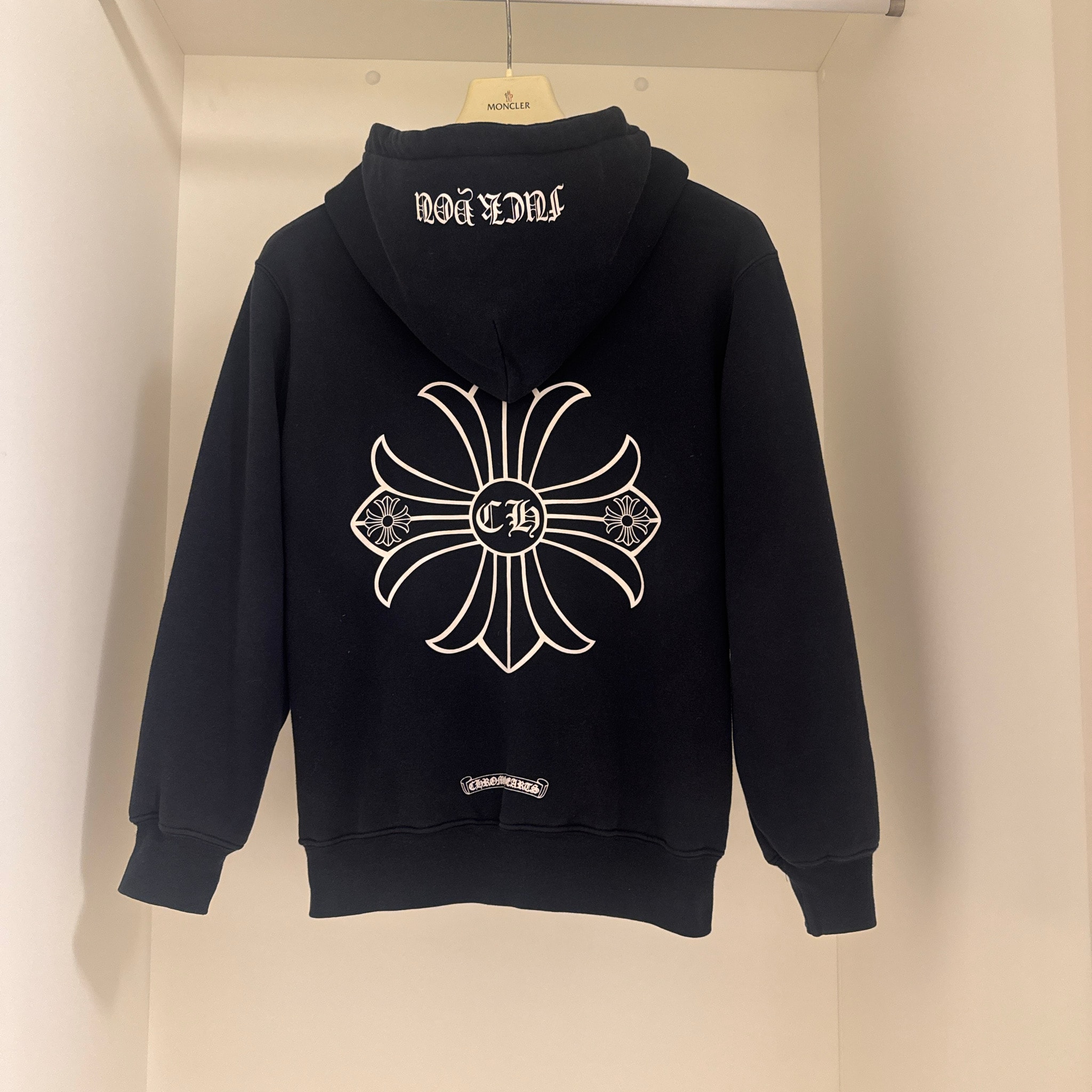 【希少】CHROME HEARTS 裏地サーマル ジップアップパーカー