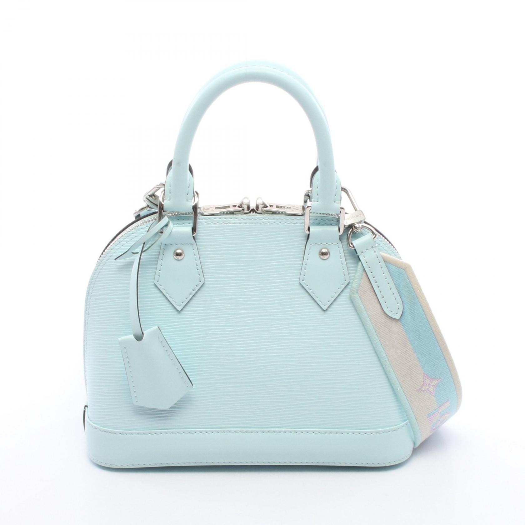 ルイ・ヴィトン LOUIS VUITTON アルマBB シーサイド 2WAY ハンドバッグ バッグ レザー エピ レディース ブルー系 M56206 【中古】