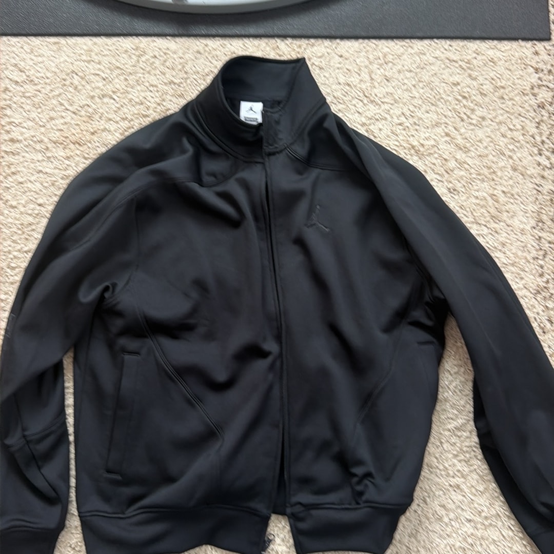 Supreme x Jordan Tricot Track Jacket "Black"