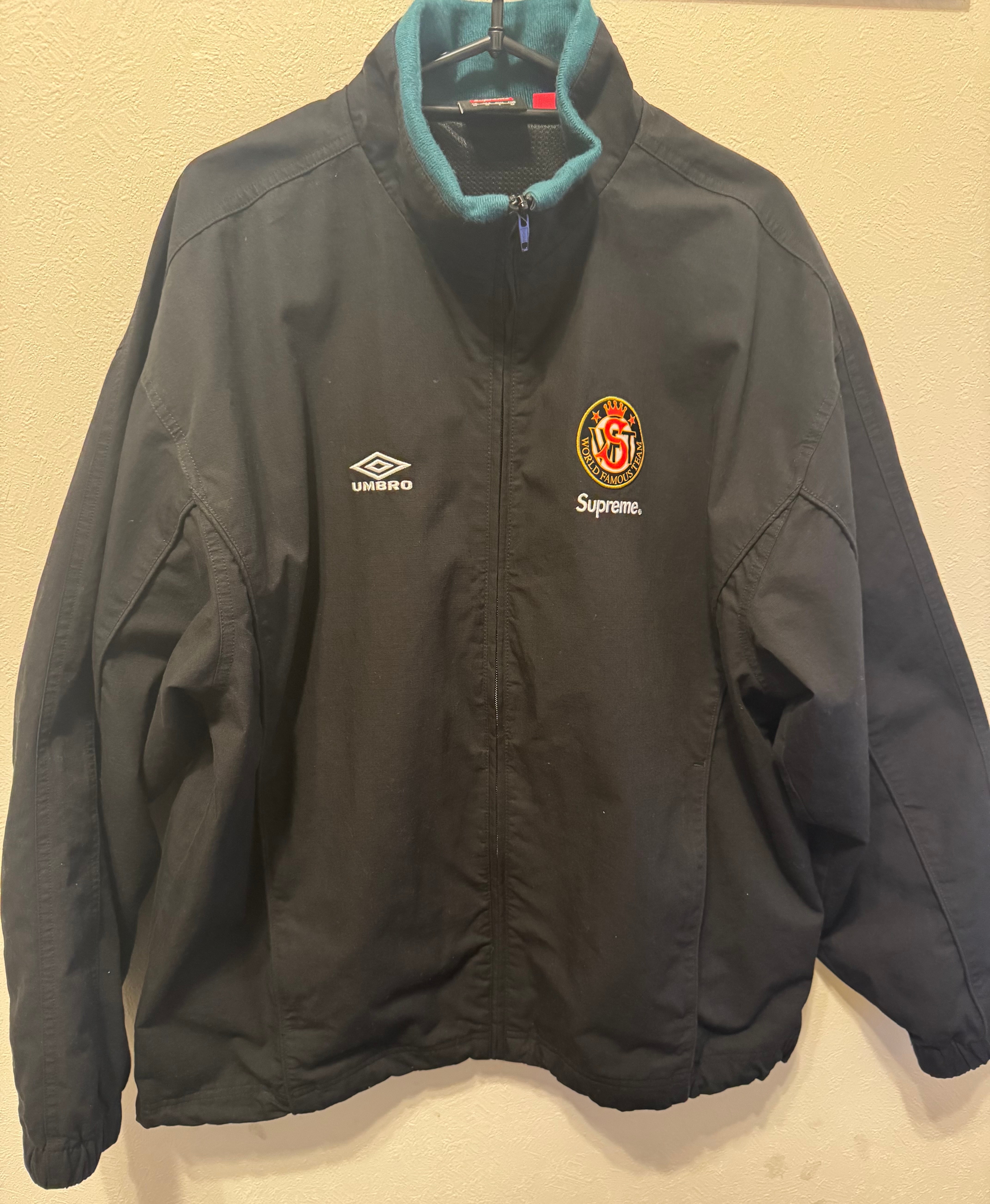 Supreme x Umbro Cotton Ripstop Track Jacket "Black"