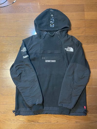 Supreme x The North Face Steep Tech Hooded Sweatshirt "Black"