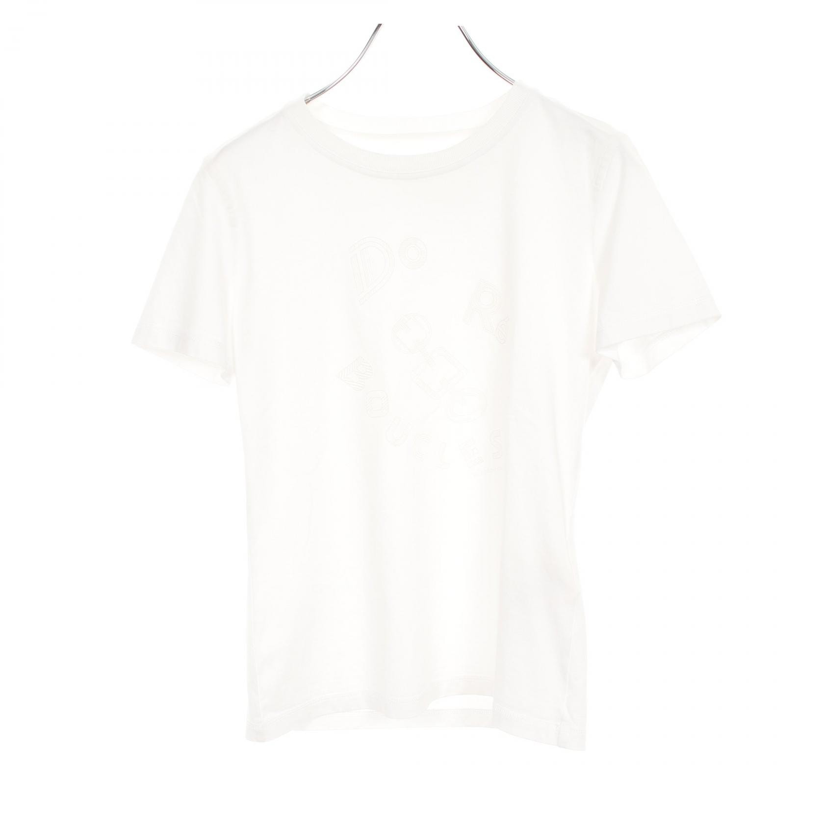 エルメス HERMES DO RE BOUCLES カットソー 衣料品 トップス コットン ホワイト レディース ホワイト系 【中古】