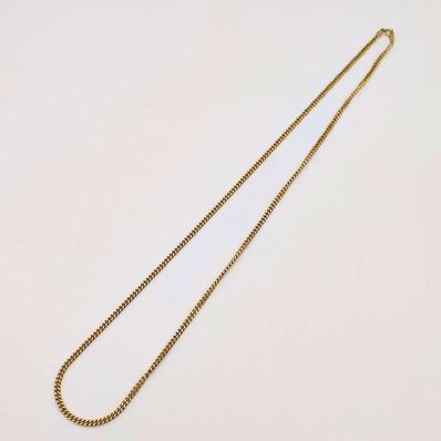 【美品】クリスチャンディオール Dior 喜平ネックレス ゴールドカラー