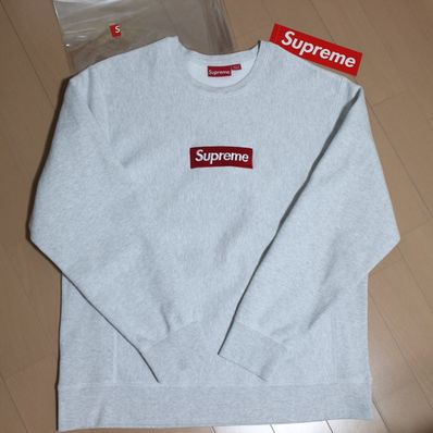 Supreme Box Logo Crewneck Sweatshirt "Ash Grey" (18FW)