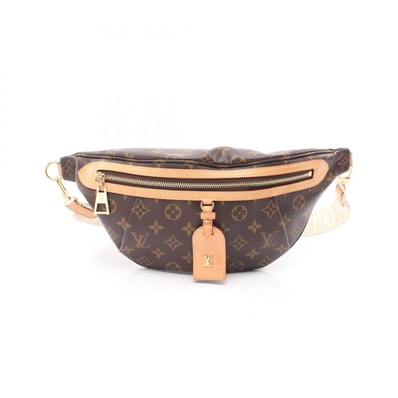 ルイ・ヴィトン LOUIS VUITTON ハイライズ モノグラム ウエストバッグ ボディバッグ バッグ PVCコーティングキャンバス レザー モノグラム レディース ブラウン系 M46784 【中古】