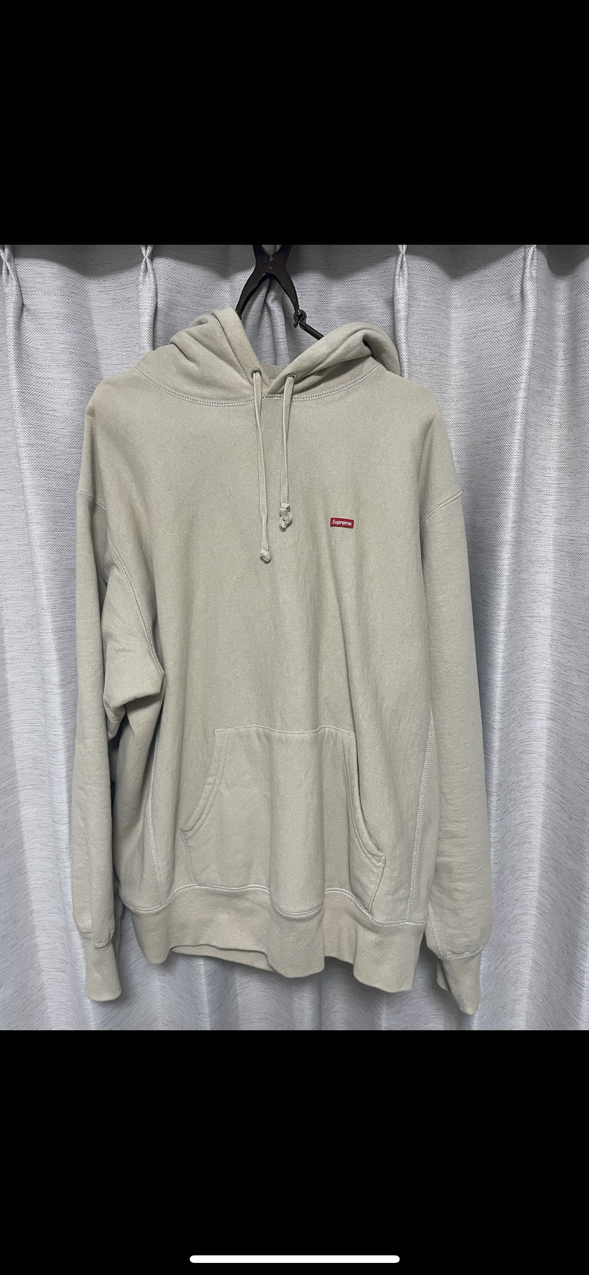 Supreme Small Box Hooded Sweatshirt "Taupe" (21FW)