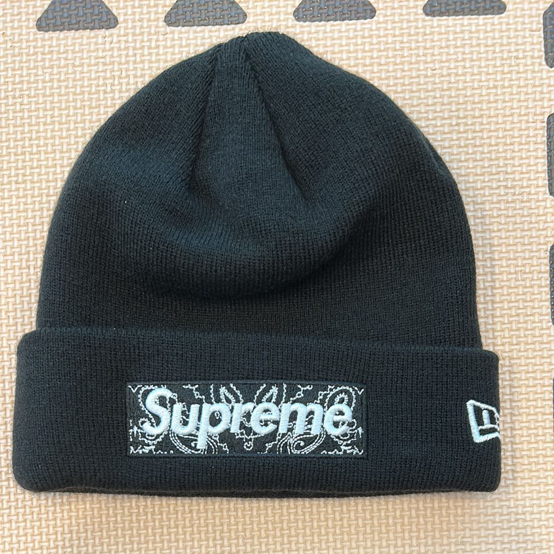 Supreme New Era® Box Logo Beanie "Black"