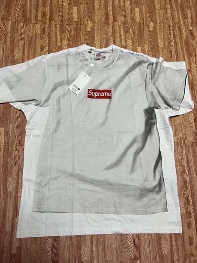 Supreme x MM6 Maison Margiela Box Logo Tee "White"