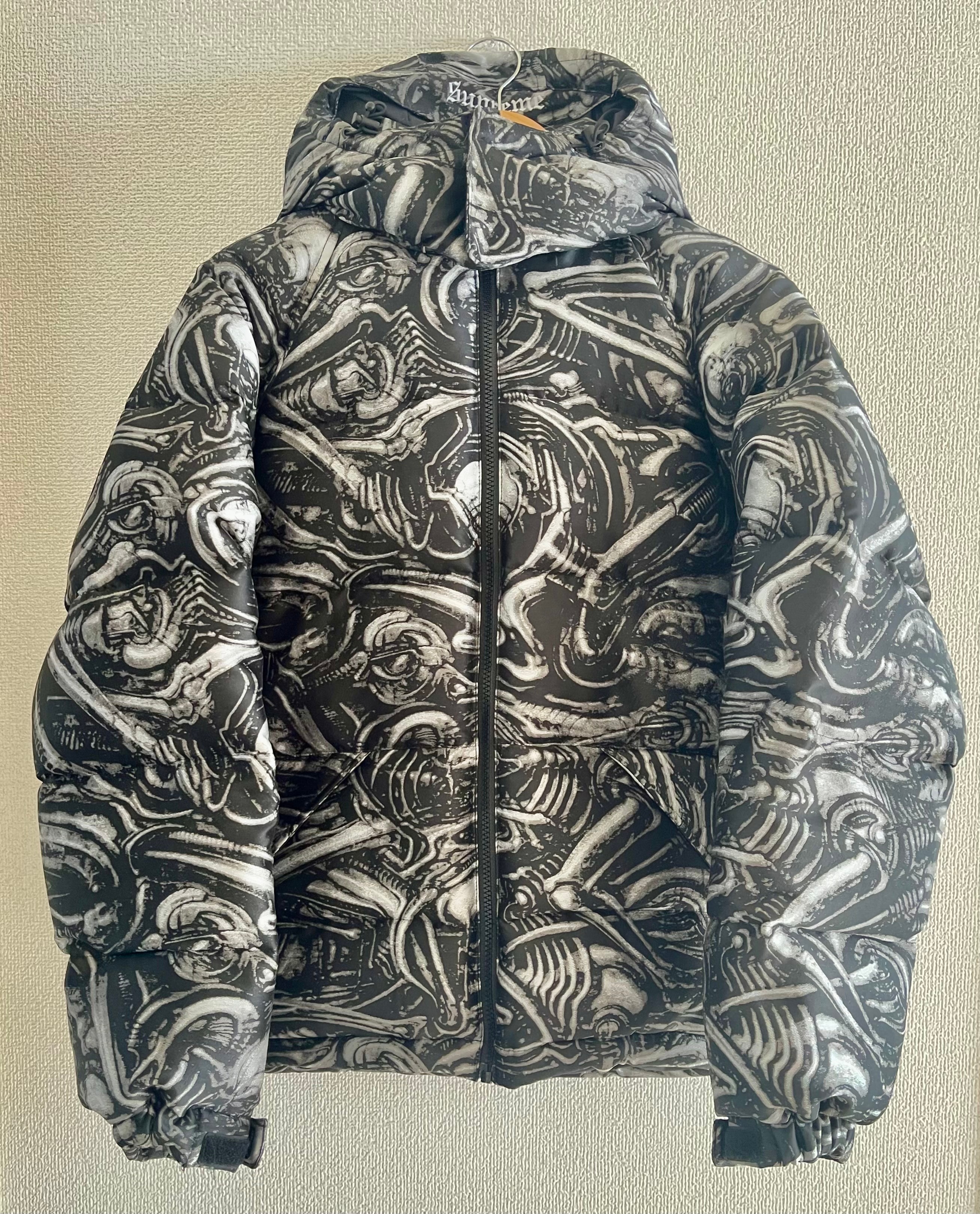 Supreme H.R. Giger Jacquard Down Puffer Jacket "Black"