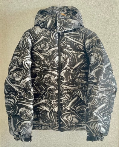 Supreme H.R. Giger Jacquard Down Puffer Jacket "Black"