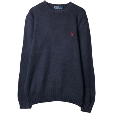 古着 ラルフローレン Ralph Lauren POLO RALPH LAUREN コットンニットセーター メンズS相当/eaa637274
