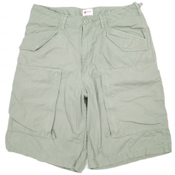 BEAMS JAPAN ビームスジャパン 22SS 日本製 Heli Crew Shorts ヘリクルーショーツ 11-25-2349-874 M SAGE コットンリップストップ カーゴ ショートパンツ ボトムス g23444
