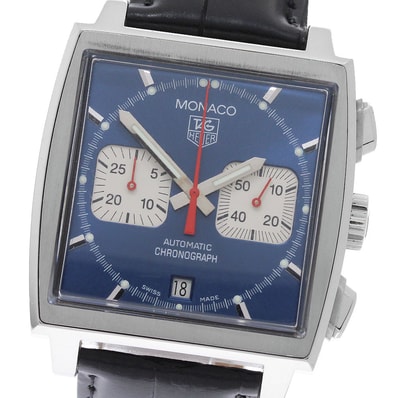 タグホイヤー モナコ クロノグラフ CW2113-0 メンズ 【中古】