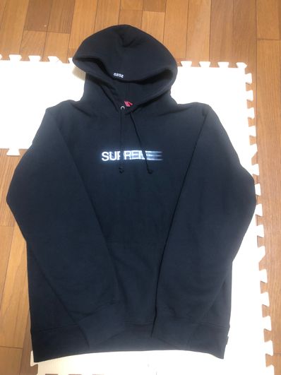 Supreme Motion Logo Hooded Sweatshirt "Black" (20SS)