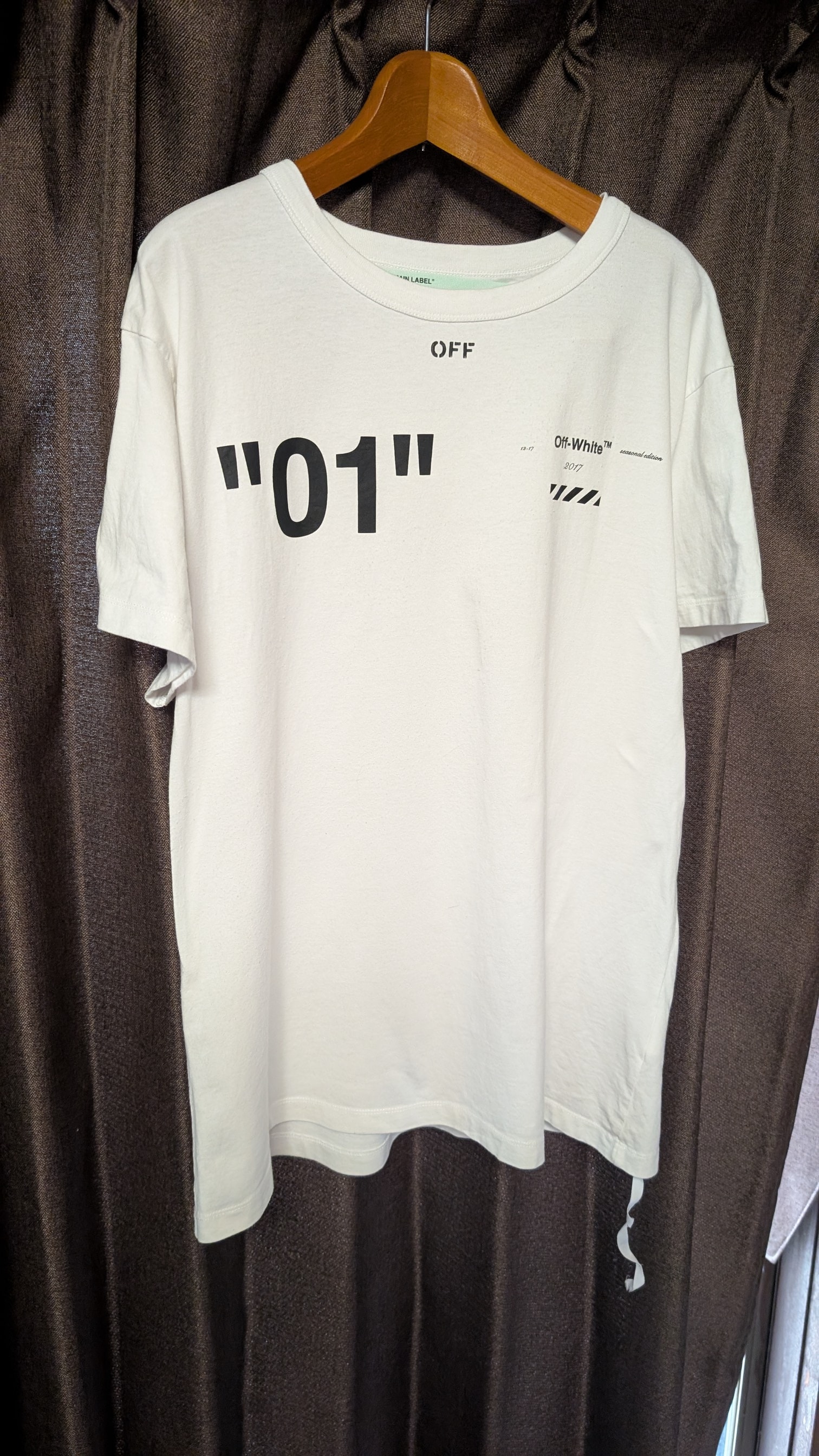 OFF WHITE for all 01 ダイアゴナルT Sサイズ
