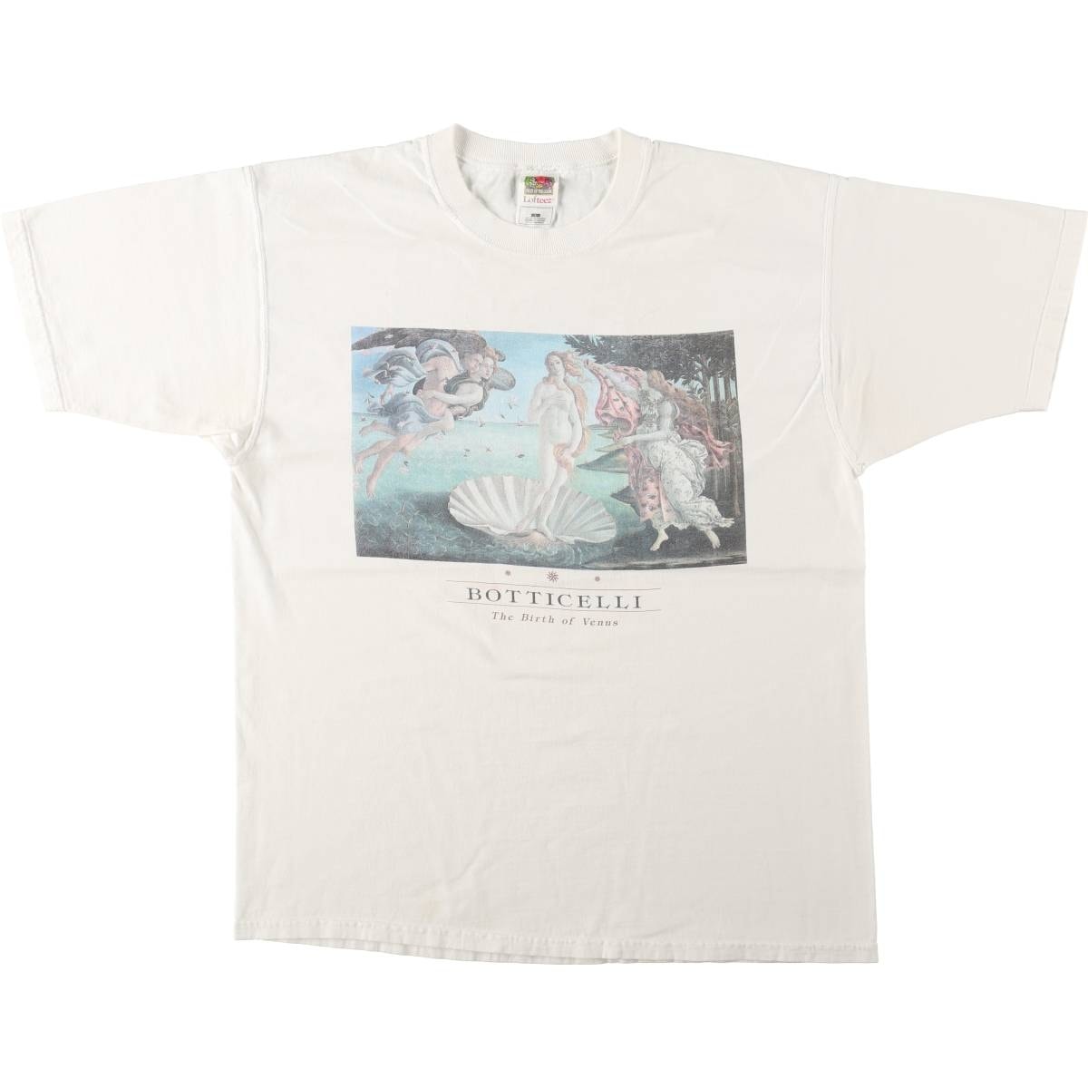 古着 00年代 フルーツオブザルーム FRUIT OF THE LOOM SANDRO BOTTICELLI サンドロボッティチェッリ ヴィーナスの誕生 アートTシャツ メンズL相当/eaa661925