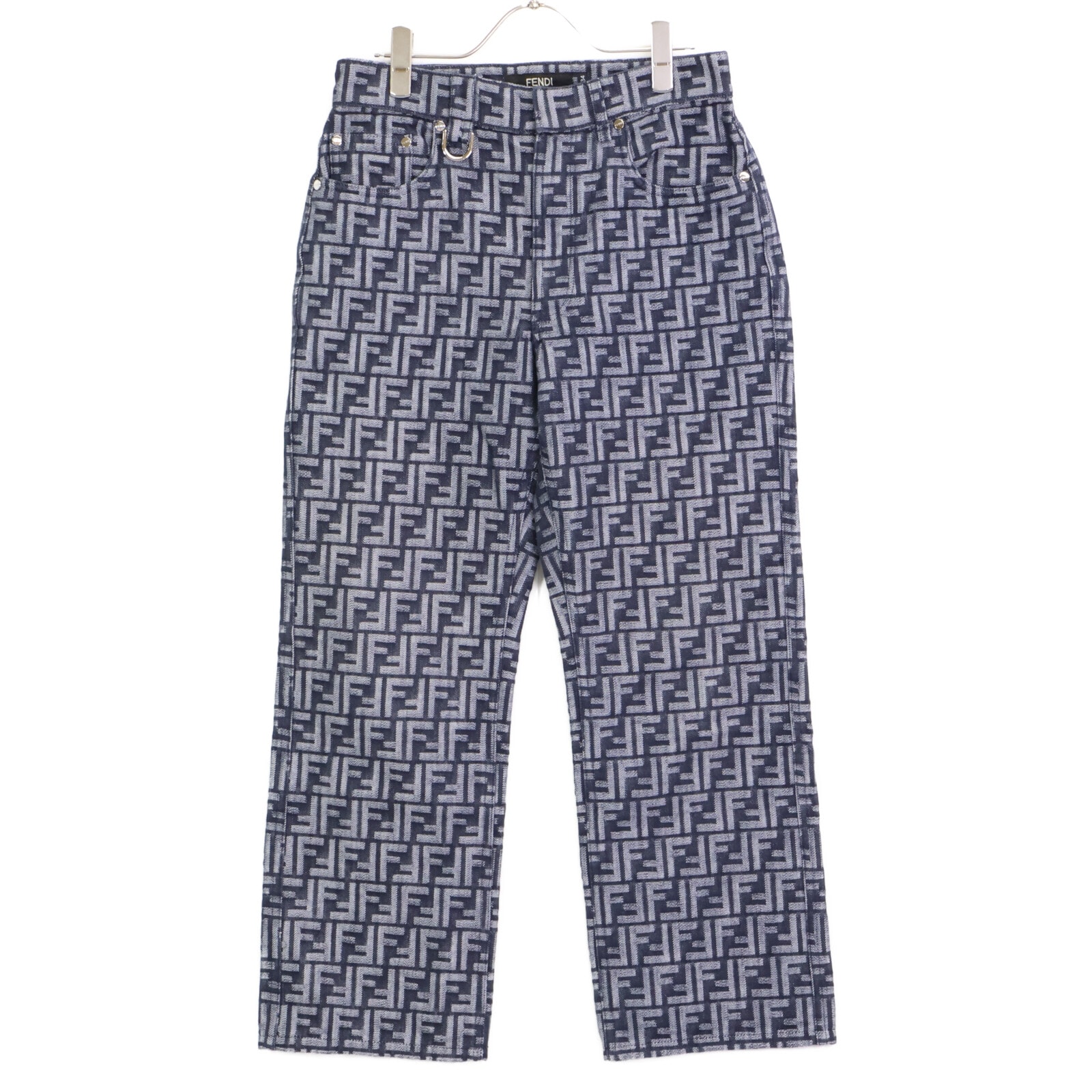 フェンディ 22年 FLP302 FFﾛｺﾞ ｽﾞｯｶ ﾃﾞﾆﾑﾊﾟﾝﾂ 30