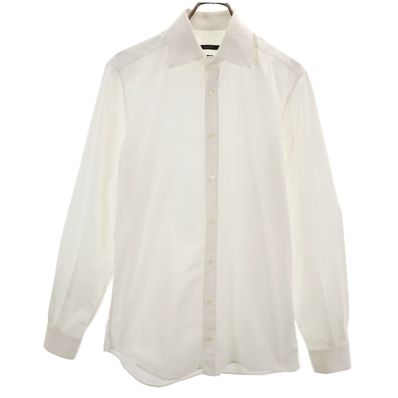 GUCCI グッチ イタリア製 長袖 コットンシャツ 39 ホワイト