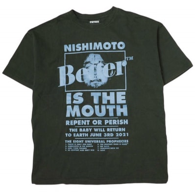 NISHIMOTO IS THE MOUTH x Better Gift Shop ニシモトイズザマウス ベターギフトショップ 別注 CLASSIC S/S TEE プリントTシャツ NIMBT-01 2XL BLACK 半袖 トップス bt1059