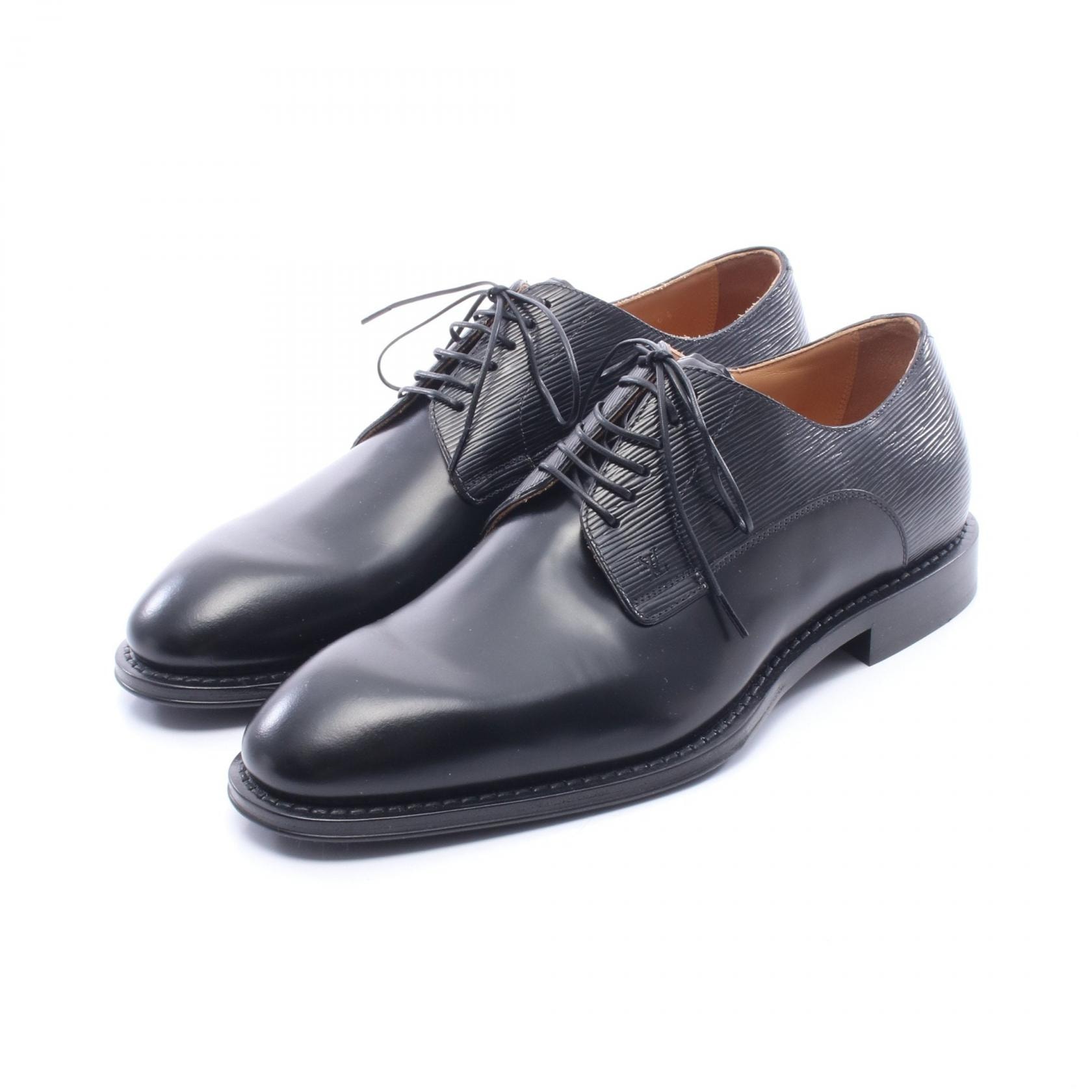 ルイ・ヴィトン LOUIS VUITTON ウォールストリートライン ダービーシューズ エピ ドレスシューズ 靴 レザー メンズ ブラック系 【中古】