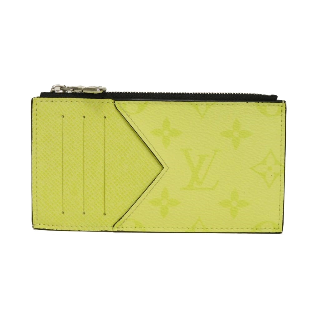 LOUIS VUITTON ルイ・ヴィトン コイン カードホルダー LVロゴ フラワー パステル パスケース 名刺入れ 小銭入れ 小銭入れ ミニウォレット RFID ICチップ タイガラマ モノグラム レモネード コインケース M14109