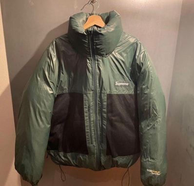 Supreme Reversible Featherweight Down Puffer Jacket "Olive"
