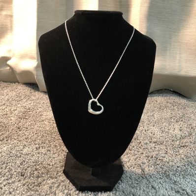Tiffany & Co Open Heart Necklace "Silver"