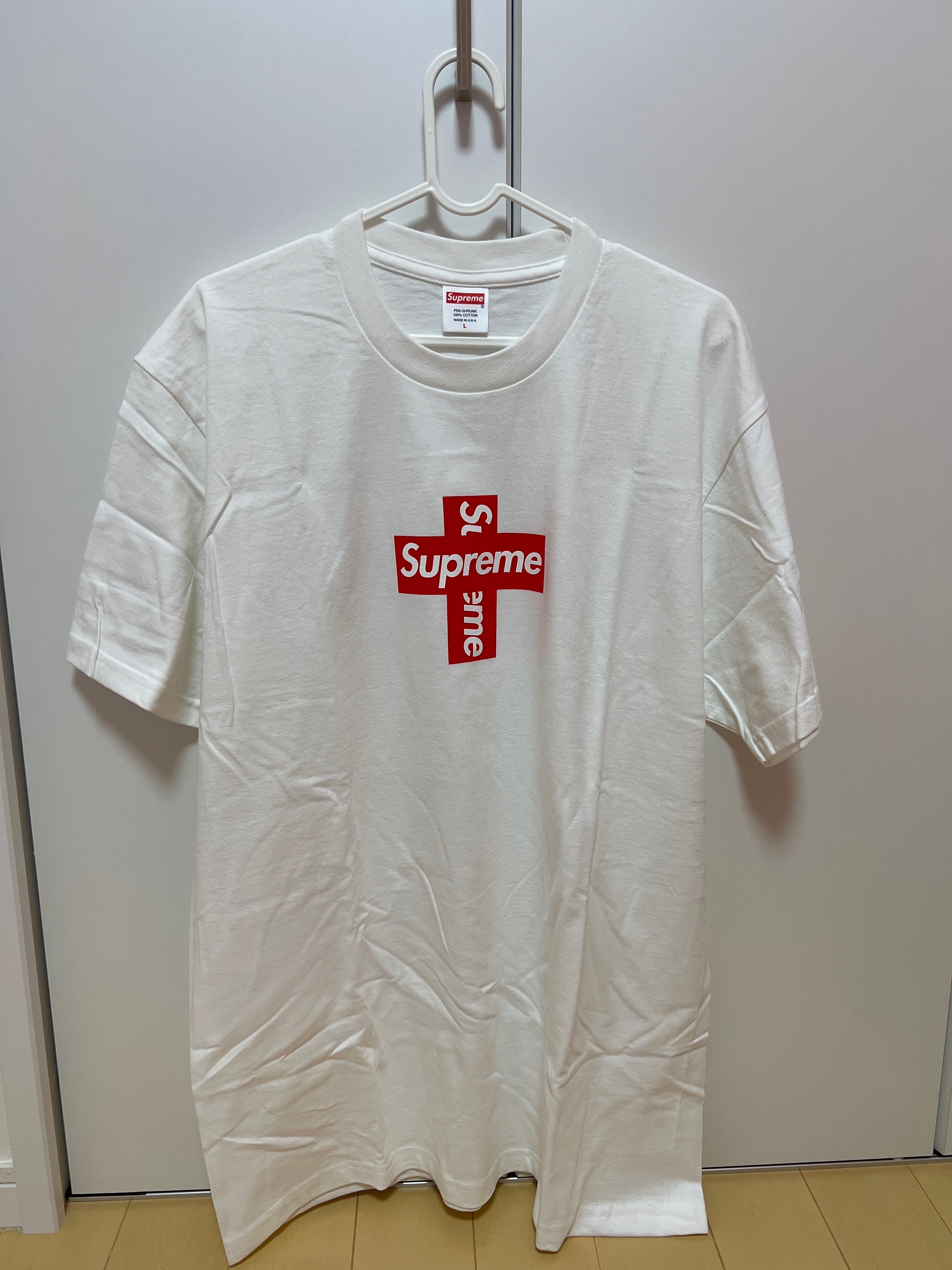 Supreme Cross Box Logo Tee "White"