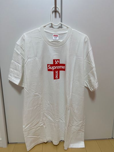 Supreme Cross Box Logo Tee "White"