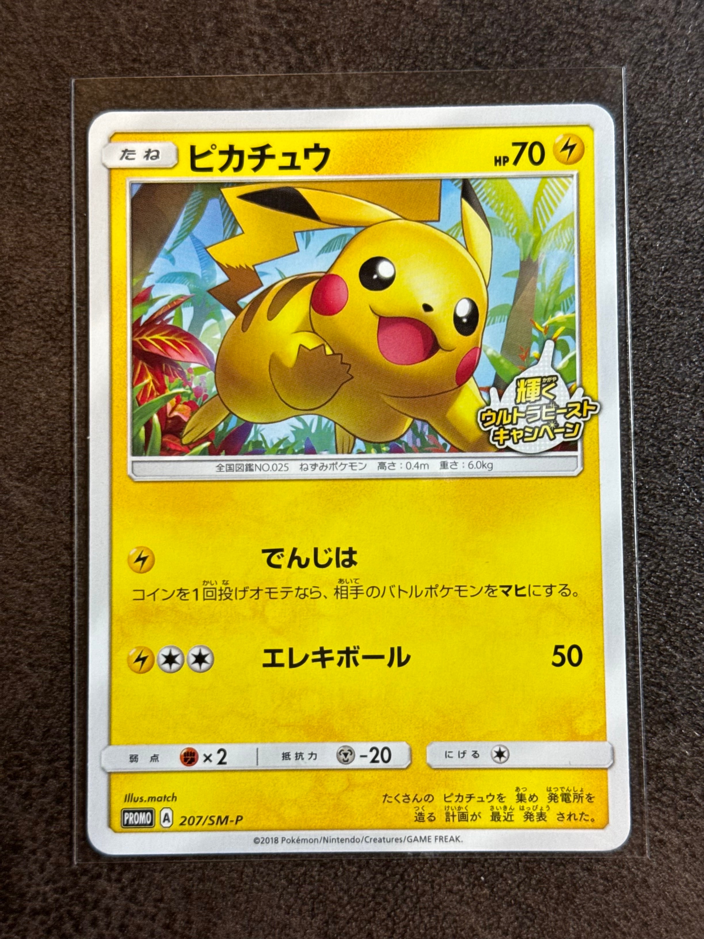 ピカチュウ: プロモ [SM-P 207](プロモーションカード「SM-P」)