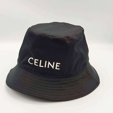 CELINE Bucket Hat In Gabardine Cotton "Ultra Black"