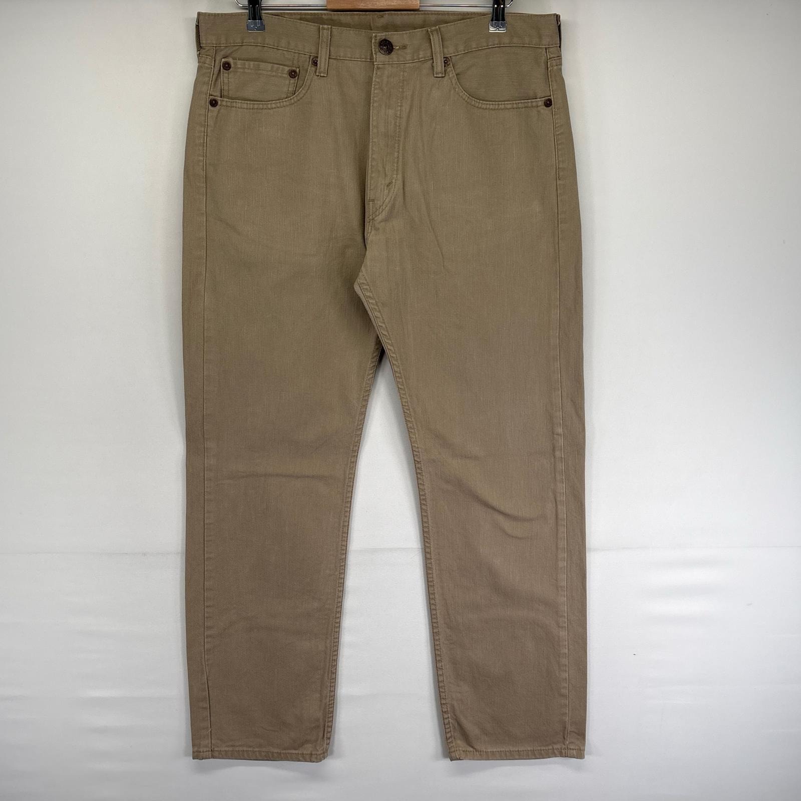 古着 リーバイス Levi's パンツ カラーデニム 505 ジッパーフライ 5ポケット ジーンズ ジーパン w36 L32  ブラウン系 メンズ