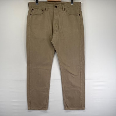 古着 リーバイス Levi's パンツ カラーデニム 505 ジッパーフライ 5ポケット ジーンズ ジーパン w36 L32 ブラウン系 メンズ