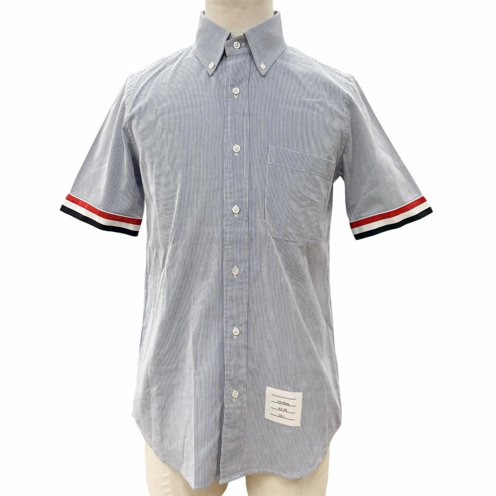 極美品 トムブラウン 半袖シャツ SHORT-SLEEVED SHIRTS 0