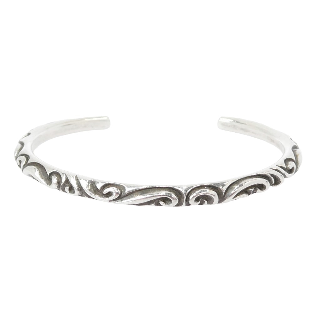 Chrome Hearts Scroll Band Bangle "Silver"