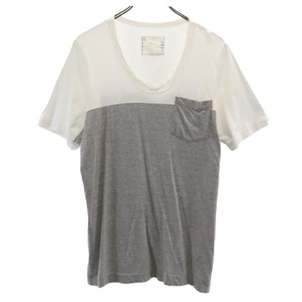 Sacai サカイ 日本製 半袖 Tシャツ 3 グレー系 胸ポケット