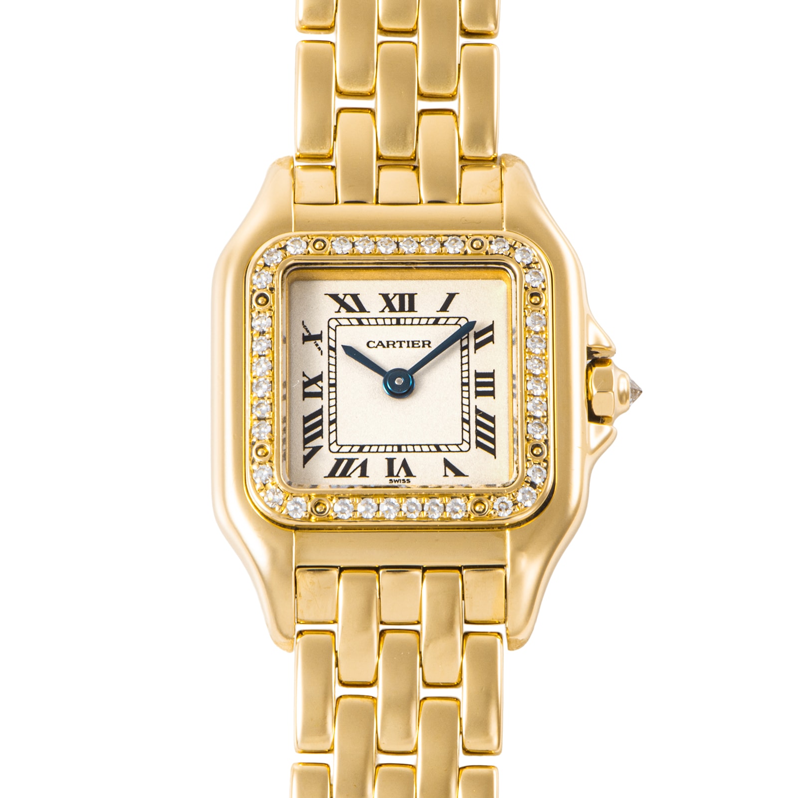 Cartier カルティエ パンテール SM WF3070B9 ベゼルダイヤ K18YG【中古】