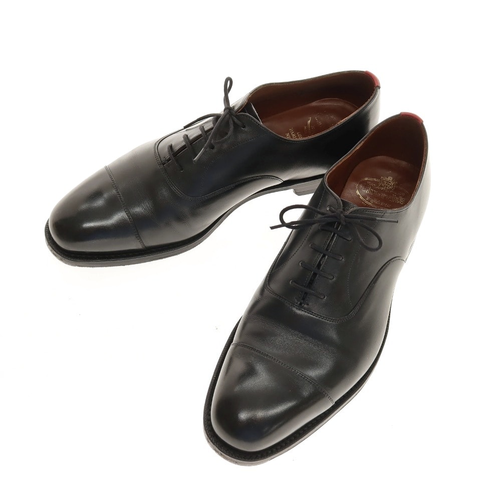 【中古】チャーチ CHURCH'S 75周年記念 Consul ストレートチップ ドレスシューズ ブラック【サイズ80G】【メンズ】
