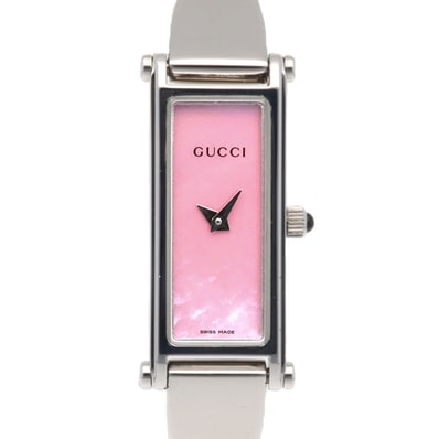 グッチ 腕時計 時計 ステンレススチール 1500L クオーツ 磨き直し済 レディース 1年保証 GUCCI 中古