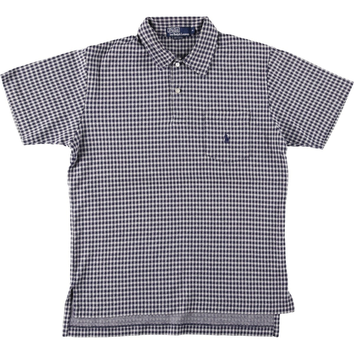 古着 ラルフローレン Ralph Lauren POLO by Ralph Lauren ギンガムチェック 半袖 チェック ポロシャツ メンズM相当/eaa644716