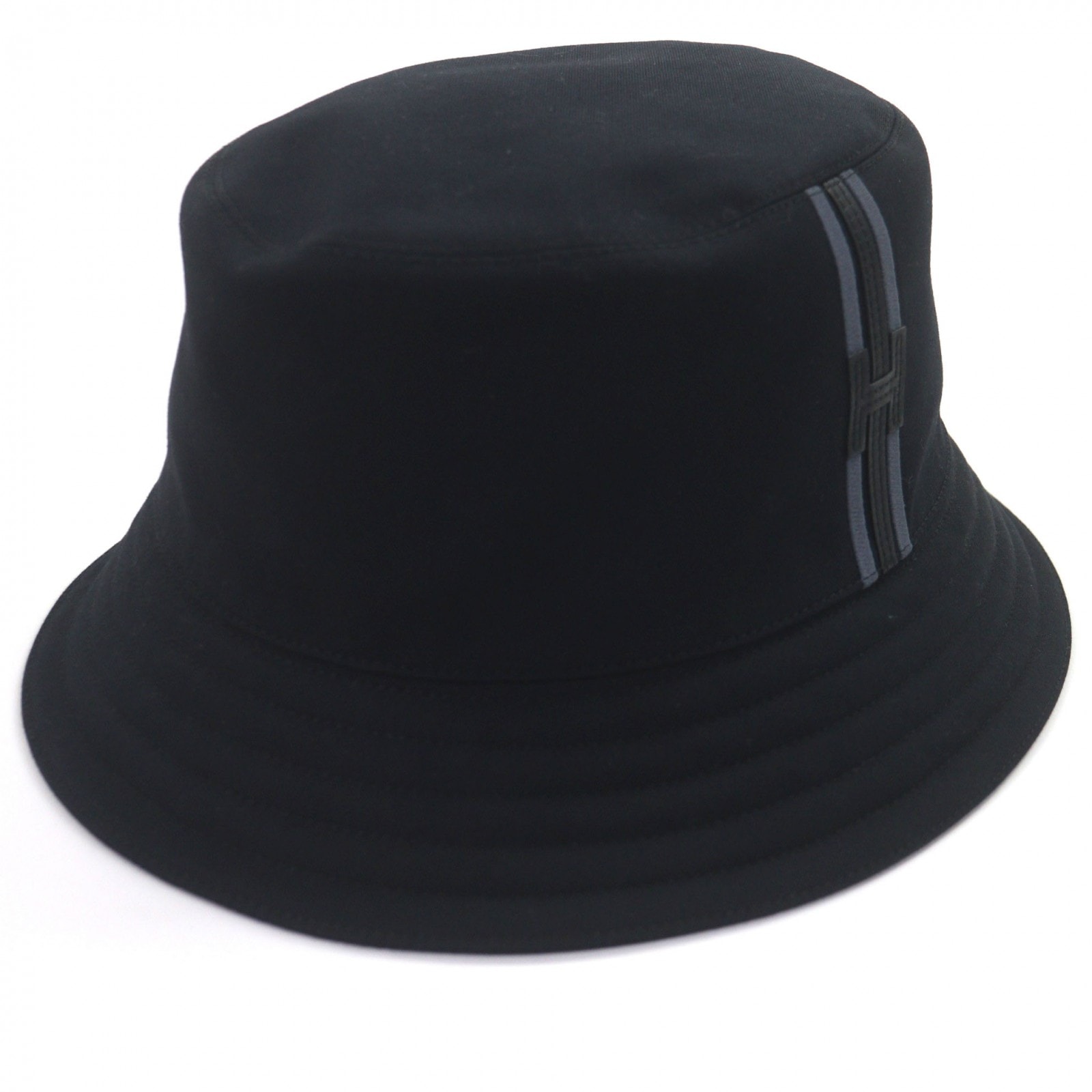 未使用品 エルメス ハット フレッドH ブラック メンズ 58