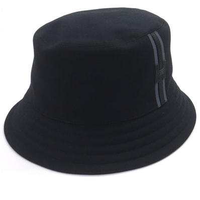 未使用品 エルメス ハット フレッドH ブラック メンズ 58