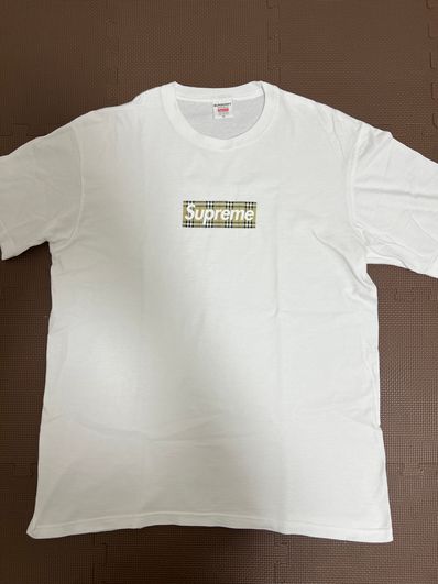 Supreme / Burberry Box Logo Tee "White"