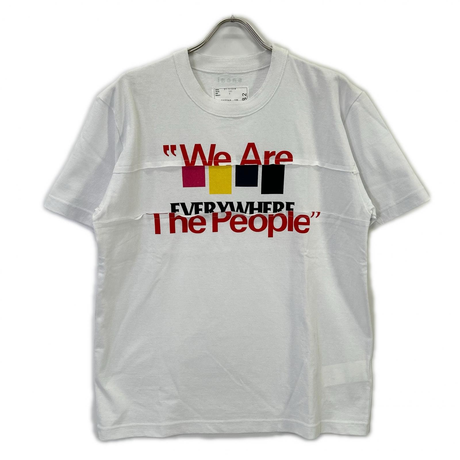 サカイ 【美品】21-0182S archive MIX 再構築 半袖Tシャツ 2