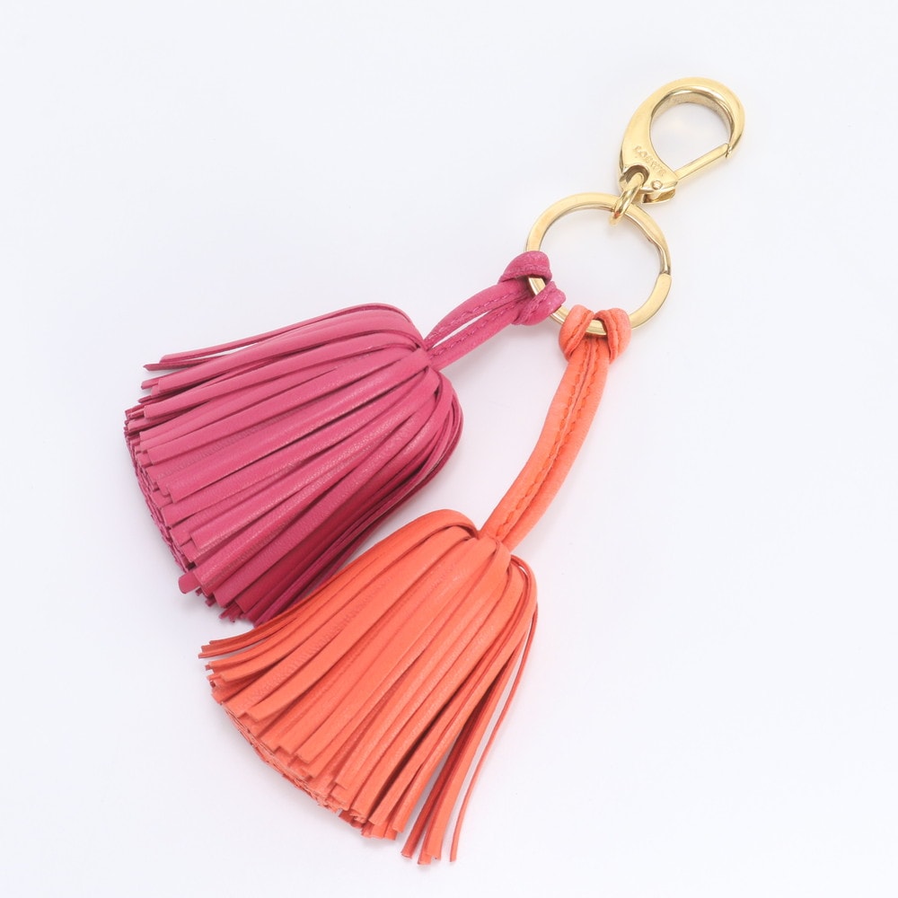 ■美品 ロエベ フリンジ タッセル バッグ ゴールド チャーム アクセサリー