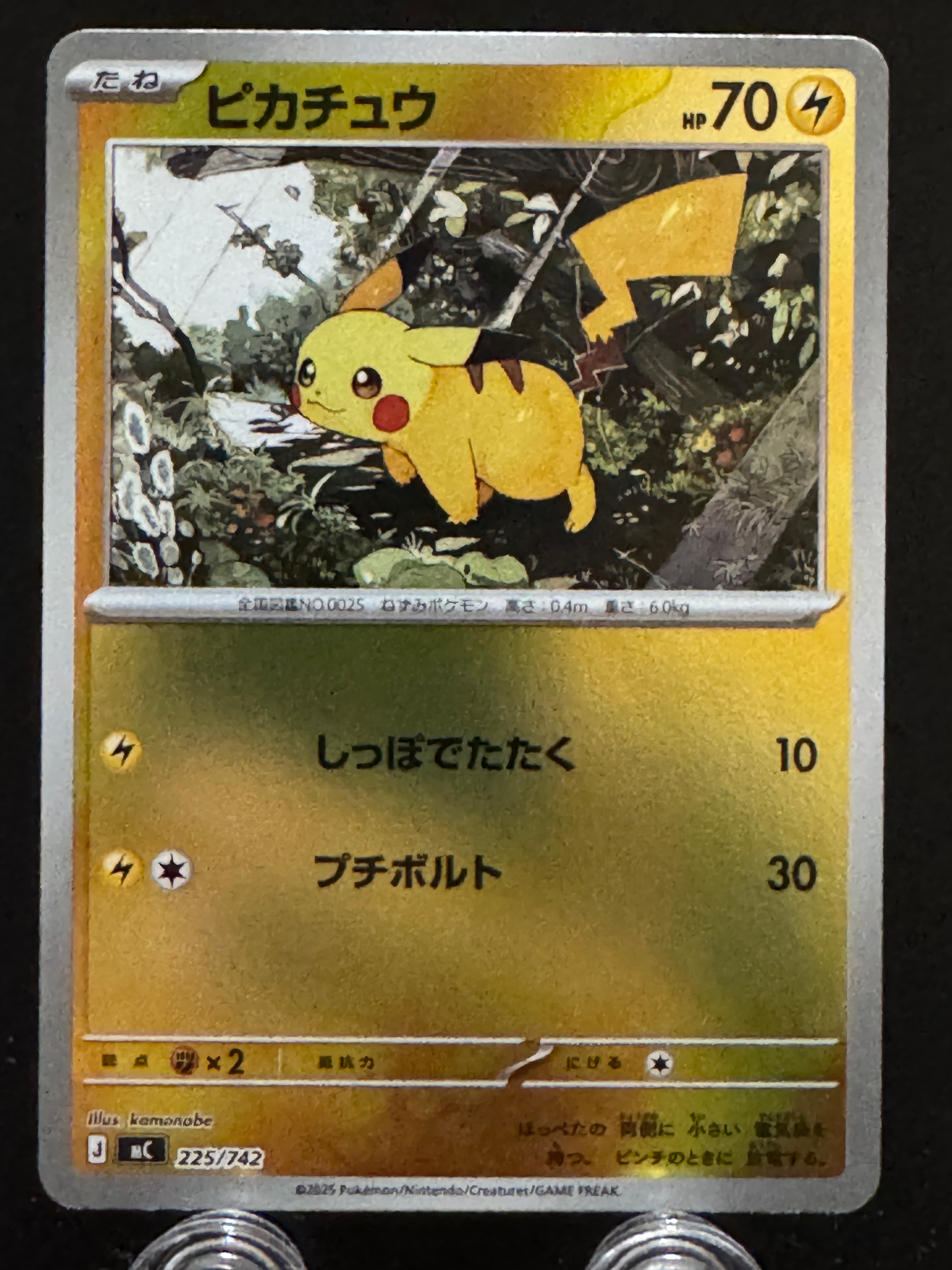 ミラー仕様 スタートデッキ バトルコレクション ピカチュウ 225/742 全