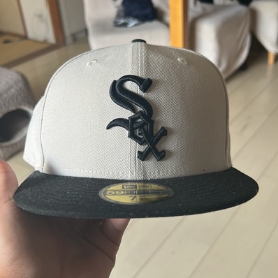 NEW ERA 59Fifty MLB Oatmeal Heather Chicago White Sox "Oatmeal/Black"